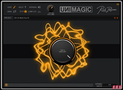 UniMagic effects plug-in from Rob Papen