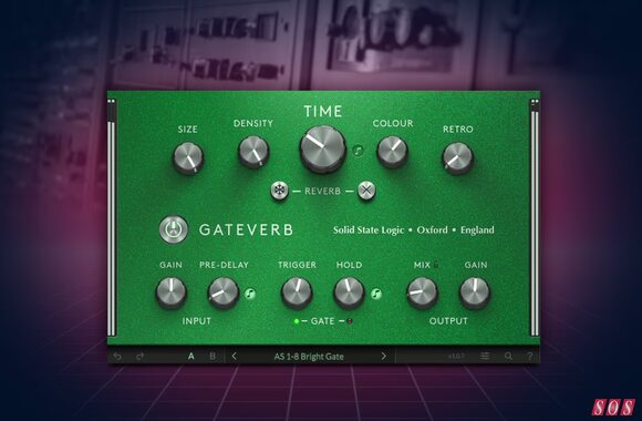 SSL release GateVerb plug-in