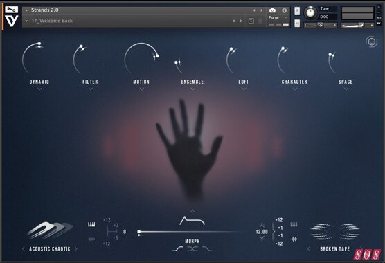 Void and Vista STRANDS 2 bowed textures Kontakt virtual instrument